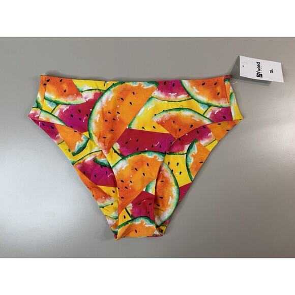 Fused Hawaii Other - Fused Hawaii Haleakala Bikini Bottom Sz XL Summer Fruit Print Vacation Tropical